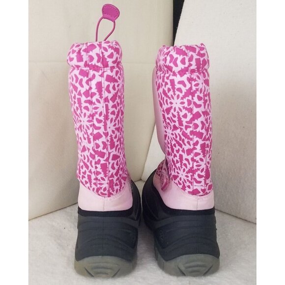 Kamik Winter Snow Boots woman 6 insulated slip-on pink removable liner preowned - Picture 3 of 12